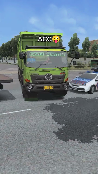 Hino500 dump std harian kerja #mod #bussid #automobile