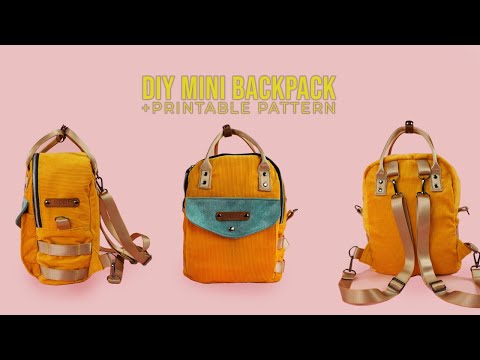 Small Pattern Backpack - Free monogram