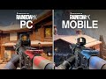 Rainbow Six Mobile VS Rainbow Six Siege Side by Side Comparison