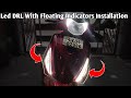 Led Drl With Floating Indicators Installation On Scooters Maestro Edge