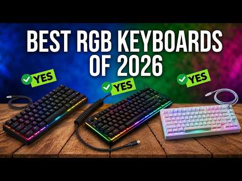 ✅Top 5 Best RGB Keyboards of 2026 — Gaming, Wireless &amp; Budget Picks!