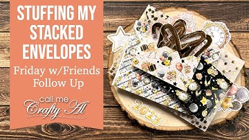 Stuffing My Stacked Envelopes | Friday with Friends Follow Up | Happy Mail / Pen Pal Mail