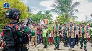 Peninjauan Pos Satgas Pulau Terluar Penambulai oleh Pangdam XV/Pattimura