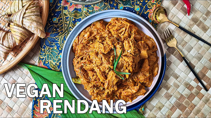 Rendang VEGAN ala Ayam dengan Nangka & Jamur