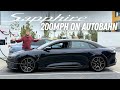 Driving Lucid Air Sapphire For The First Time Over 200 MPH On The Autobahn! This Thing Is Crazy