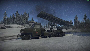 War Thunder Katyusha Firing