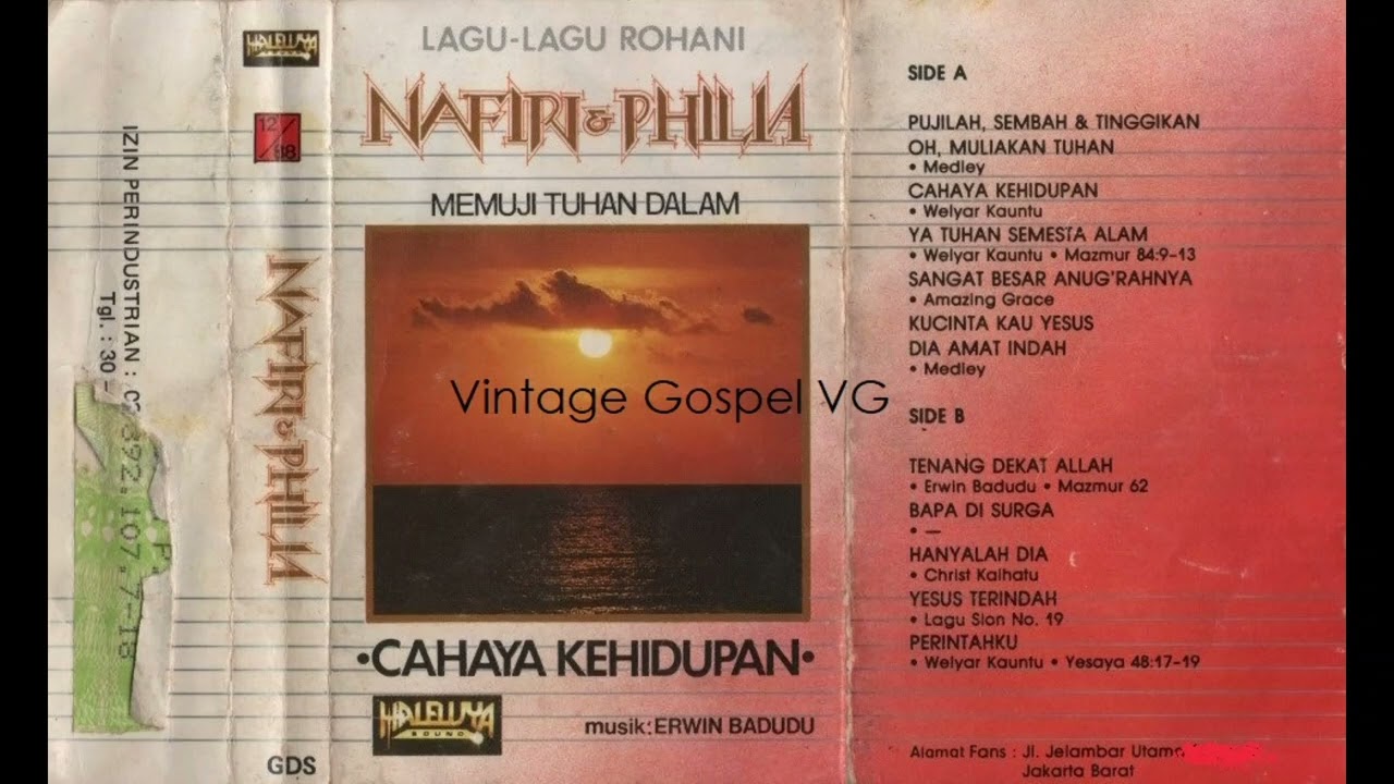 Hanyalah Dia - cipt. Christ Kaihatu - VG Nafiri \u0026 Philia - Vol. 2 (1987)
