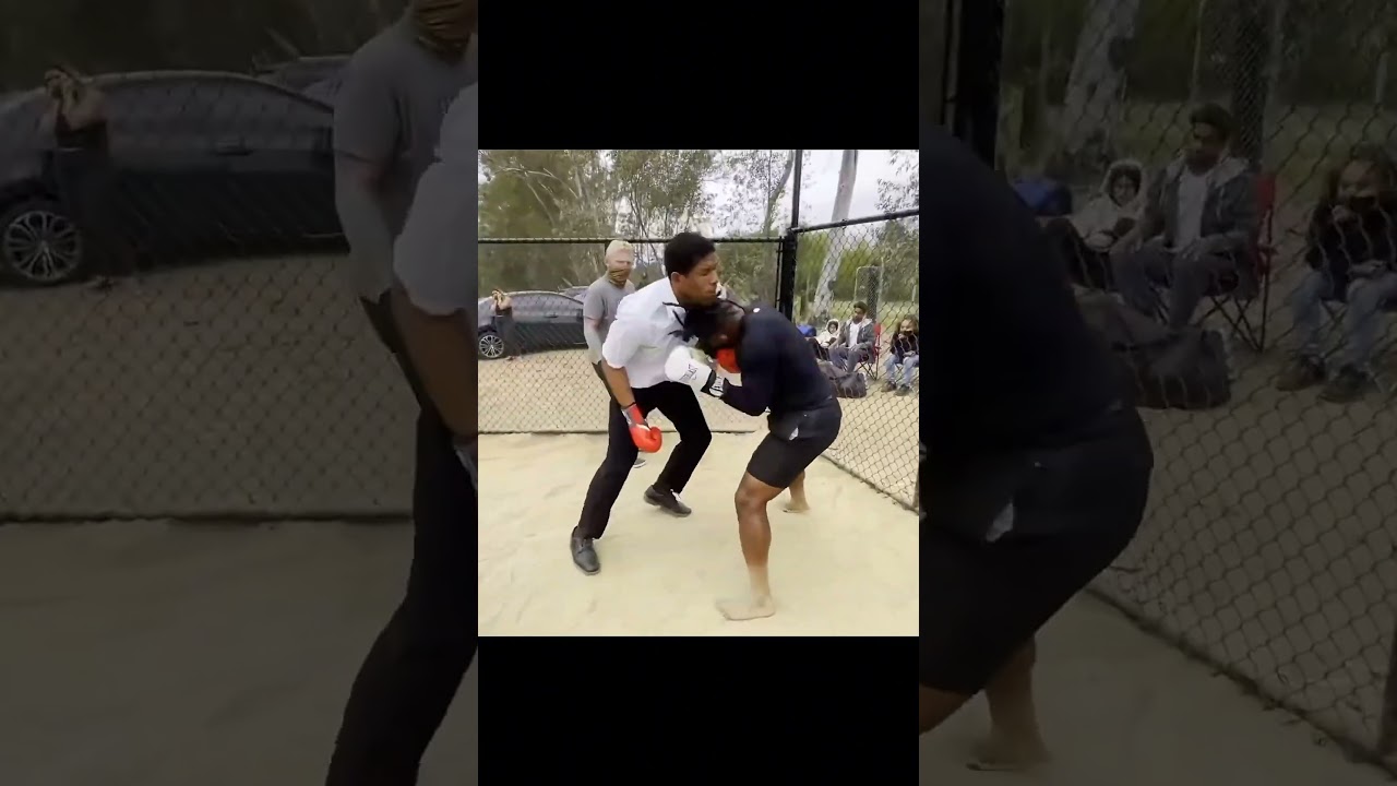 Straight from CHURCH to Boxing 🥊