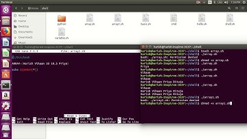 Shell Scripting-array