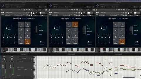 Cinematic Studio Strings - demonstration
