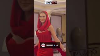 Meryem Uzerlinin Kırmızı Kostümü Sosyal Medyayı Salladı