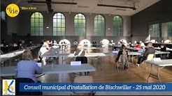 Conseil municipal d'installation de Bischwiller du 25 mai 2020