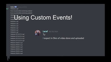 Using Custom Events | DBD.JS