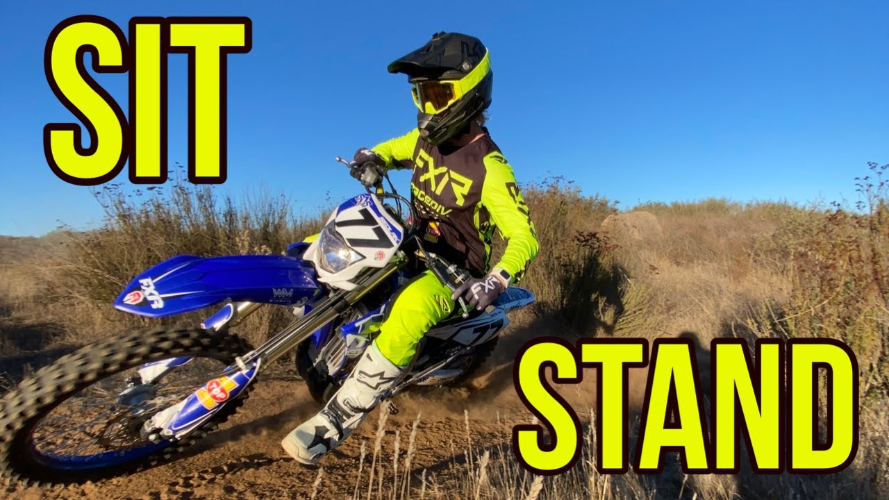 Sitting or Standing| Enduro Single Trail Riding Tip - YouTube