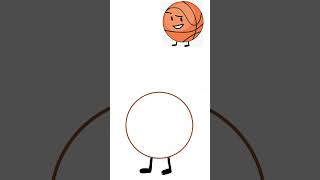 how to draw basketball from BFDI / gif version