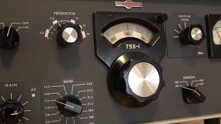 Tuning around on the Collins 75S-1 Receiver - circa 1960 by Jim19053 1,326 views 3 years ago 2 minutes, 26 seconds