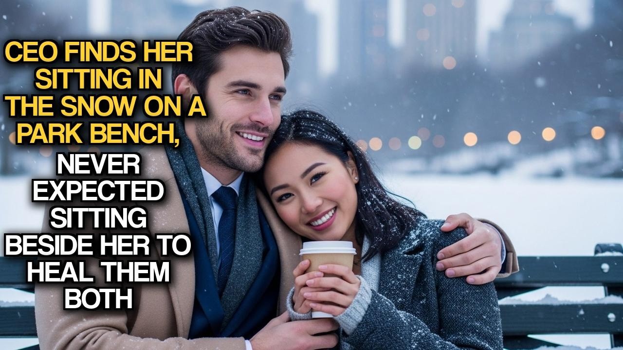 CEO Finds Her Sitting In Snow On A Park Bench, Never Expected Sitting Beside Her To Heal Them Both