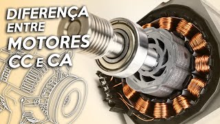 Diferenças entre MOTORES de CORRENTE ALTERNADA e MOTORES de CORRENTE CONTÍNUA.