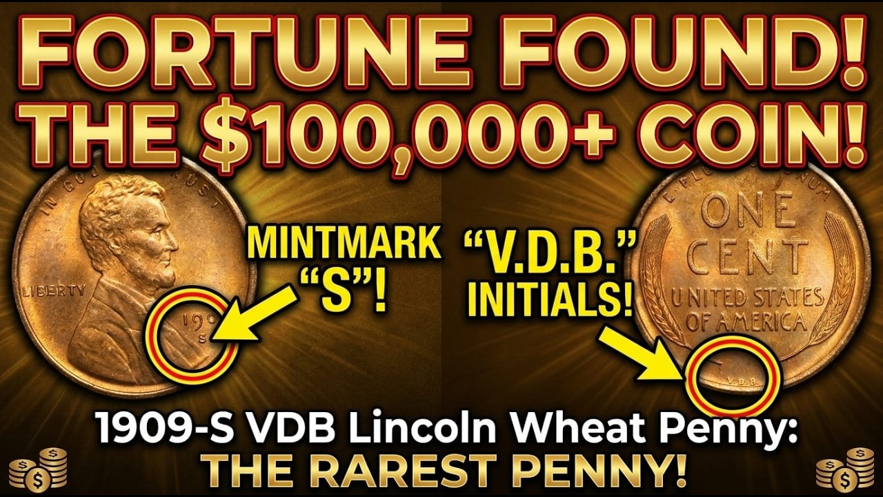 1909-S VDB Lincoln Wheat Penny: The 1¢ Coin Worth Over $100,000