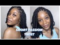 Super Easy Short Passion Twist Tutorial!!