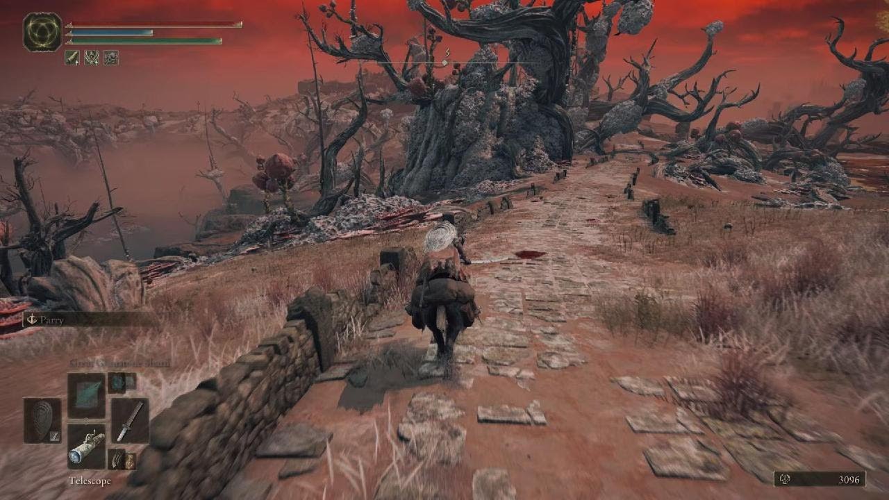 ELDEN RING Caelid Smoldering Wall Ash of War Lifesteal Fist Astray from