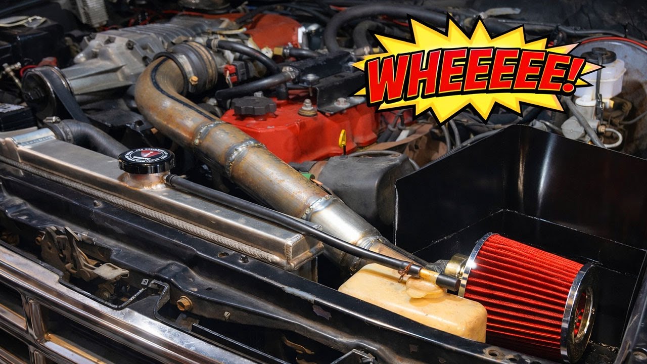 Supercharged 22RE Cold Air Intake part 3 - YouTube