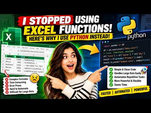 Python Made My Excel Work 10× Easier! ⚡