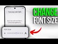 How To Change Font Size On Your Samsung Galaxy A56 Easy Guide 