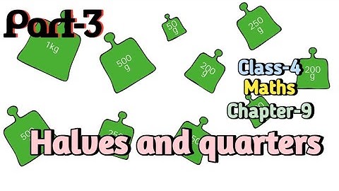 Halves and Quarters Class 4 Chapter‐9 Maths-magic (Part‐3) @NCERTTHEMIND