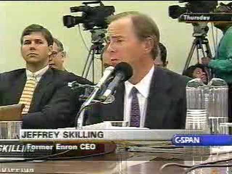 บริษัท enron  2022 New  Enron's Skilling Answers Markey at Hearing; Eyes Roll