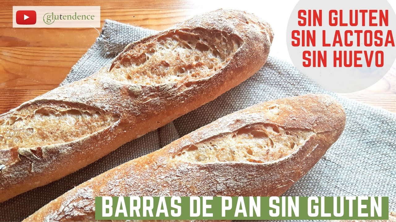 Barras de PAN SIN GLUTEN (ingredientes en la descripción del vídeo)
