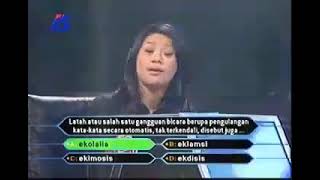 Who Wants To Be A Millionaire Indonesia - Helena Andrian 2004 screenshot 4