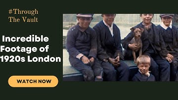 1920s London in Colour | Enhanced Audio