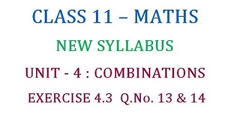Class 11 Maths Unit 4 : Solved Problems in Exercise 4. 3 Part 6