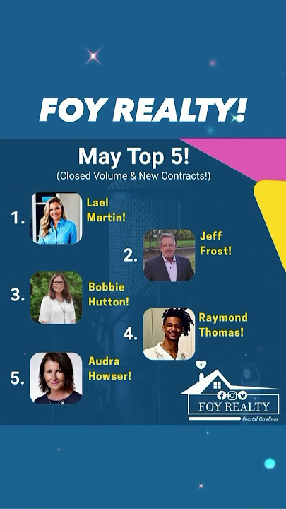 TOP 5 AGENTS FOR MAY 2025! ⭐️⭐️⭐️⭐️⭐️