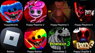 Poppy Playtime Chapter 3,Poppy Playtime 2,Roblox,Poppy Mobile Full Gameplay,Zoonomaly Mobile,Poppy4