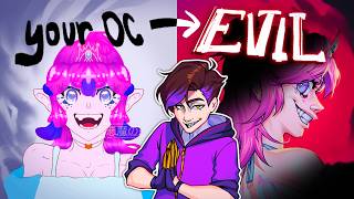 I Skrunklified your Characters HEHE 🔪【Turning your OCs EVIL / Speedpaint + Commentary】