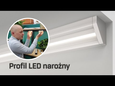 Wideo: Profile Narożne Do Taśm LED: Profile Aluminiowe I Plastikowe Do Opraw LED. Jak Przymocować Trójkątny Profil Do Paska Diodowego?