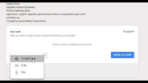 Google Classroom Students Add an attachment from Google Drive