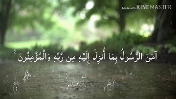 خواتيم سورة البقرة الآية ٢٨٥-٢٨٦ بصوت الشيخ ناصر القطامي