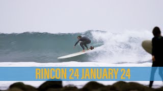 Rincon, California Surfing 24 January 2024