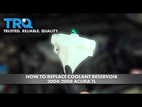 How to Replace Coolant Reservoir 2004-2008 Acura TL - YouTube