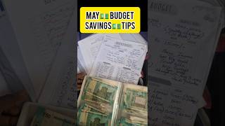 May💵budget❤️savings💵tips👍#budget #money #save #sharmivlogs #savings #minivlog #motivation #challenge