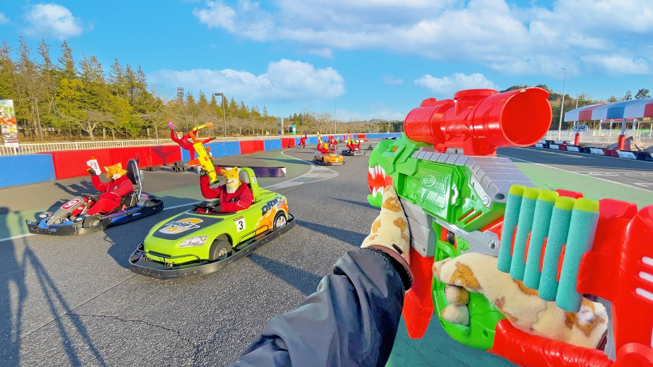 ⁣Nerf War | Amusement Park Battle 29 (Nerf First Person Shooter)