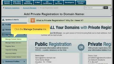NetworkSolutions.com Preparing a domain for transfer by host4Go Tutorials