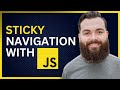 Easy Sticky Navigation After Scrolling | Just HTML CSS and JS