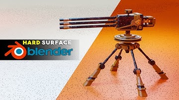 hard surface blender - Sci-Fi machine gun