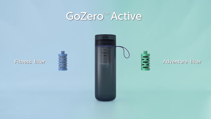 PHILIPS Water GoZero Active BPA-Free Water Bottle with Fitness Tap