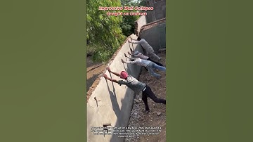 Impressive Wall Collapse Caught on Camera