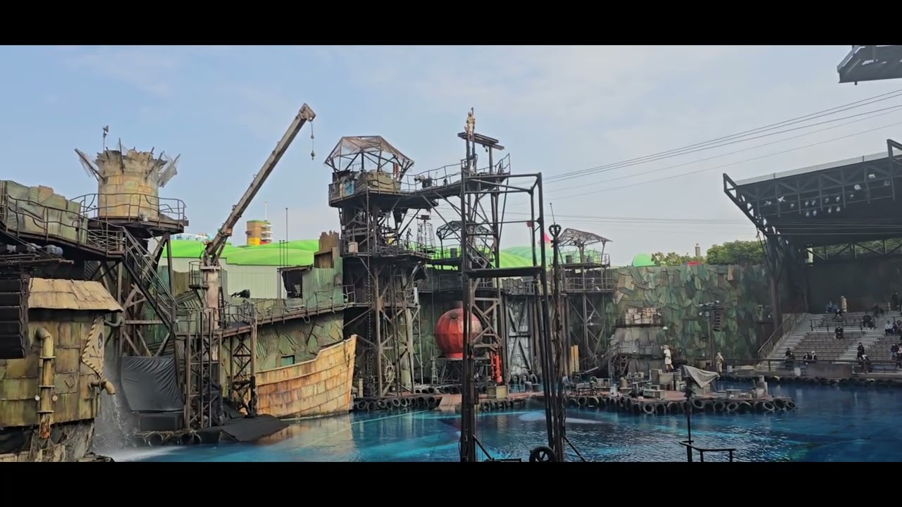 [오사카여행 080/USJ 14]워터월드 Water World. 스턴트쇼/유니버설 스튜디오 재팬 Universal Studio Japan.20260105